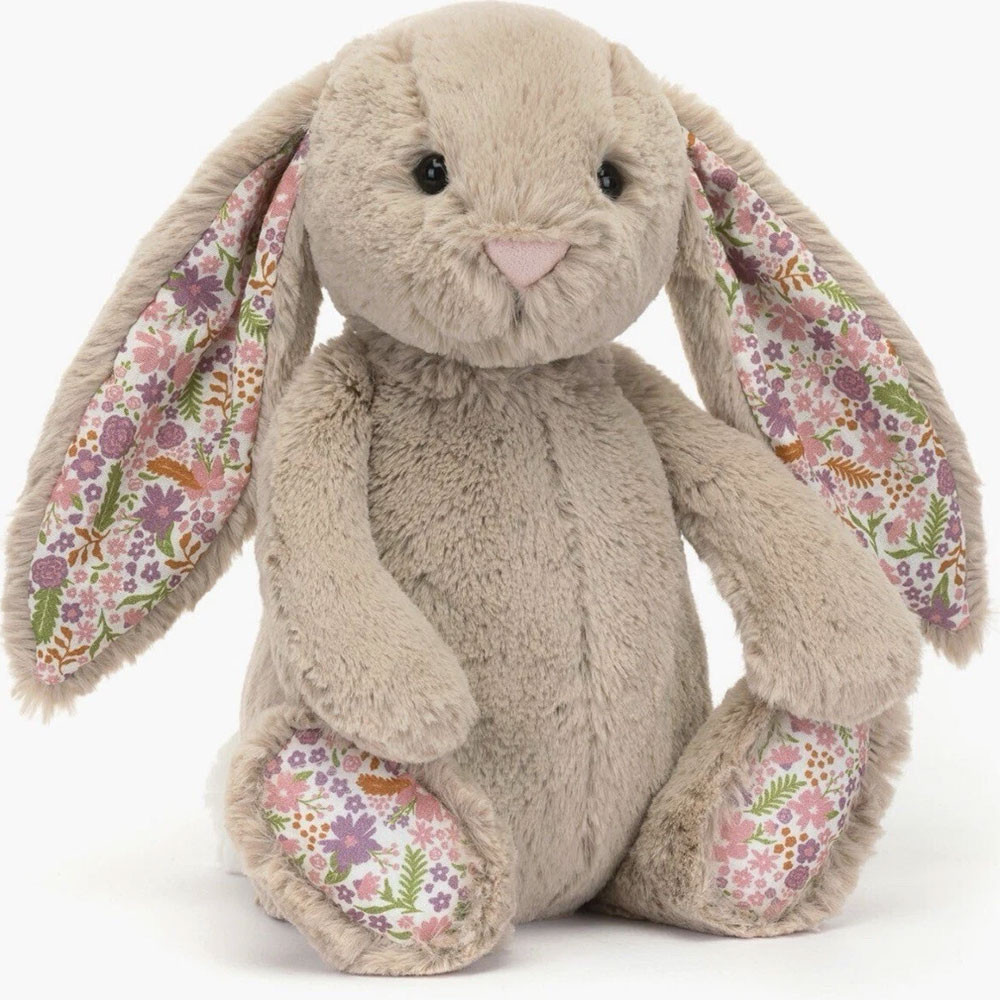 [Ready Stock] Jellycat Floral Bonnie Rabbit Pendant Keychain Plush Doll Toy