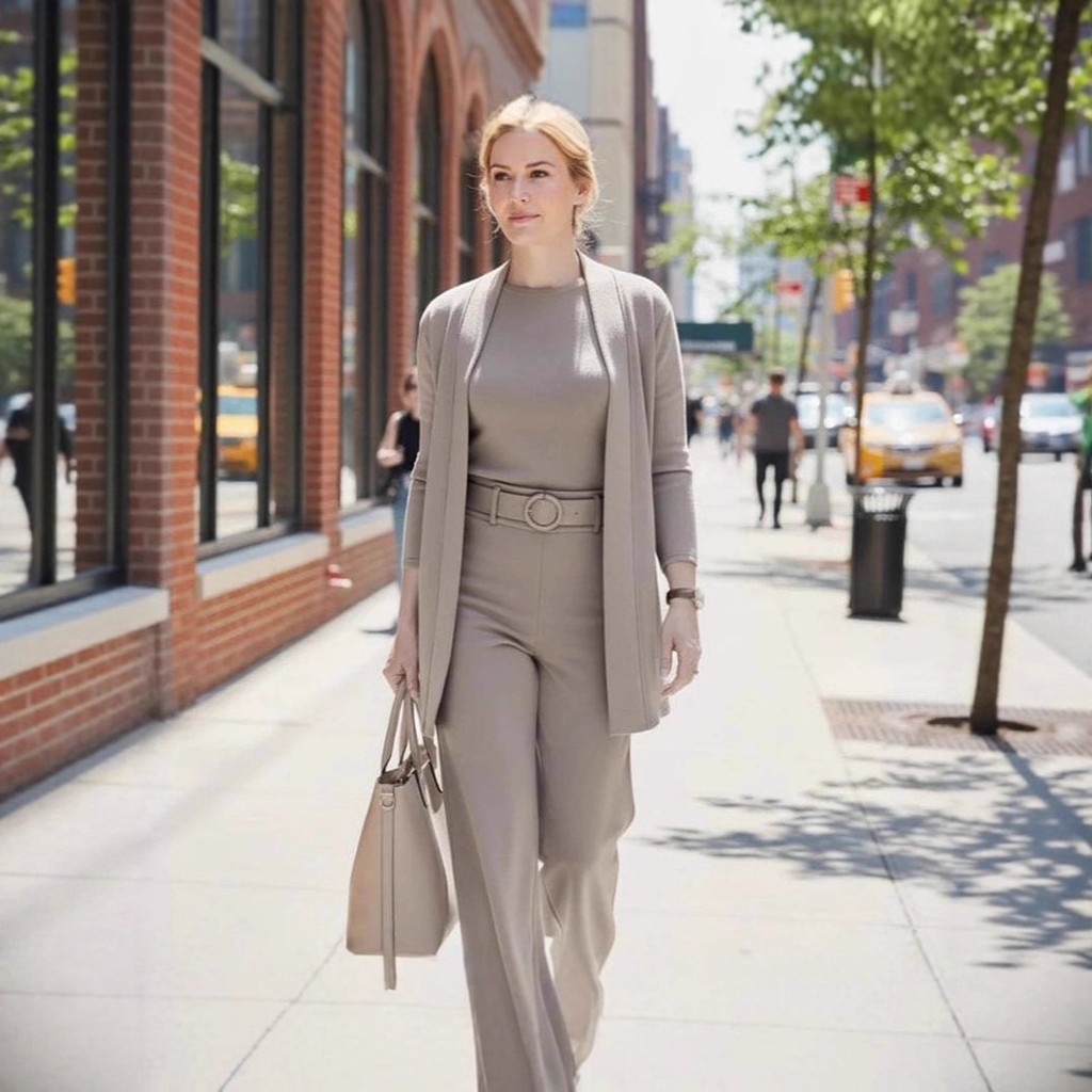 Novos produtos populares produtos populares moda Casual Commuter ternos topos casacos calças roupas femininas