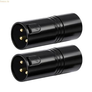 2 Unidades Resistores Precisos 120 Ohm Plug Terminadores 3 Pinos Para Configurações Iluminação DMX512
