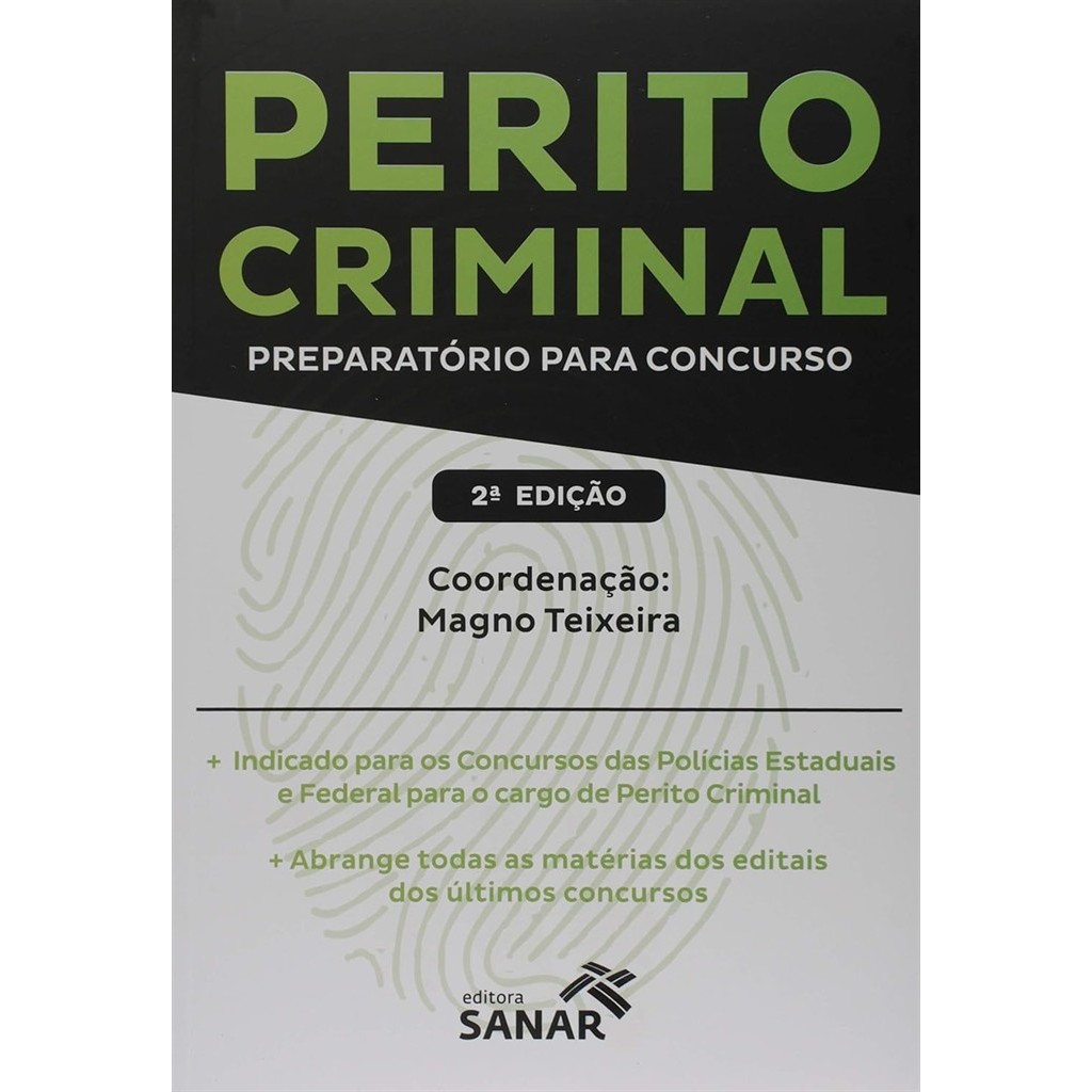 Perito Criminal - Preparatório autor Ana Carolina Oliveira Sousa