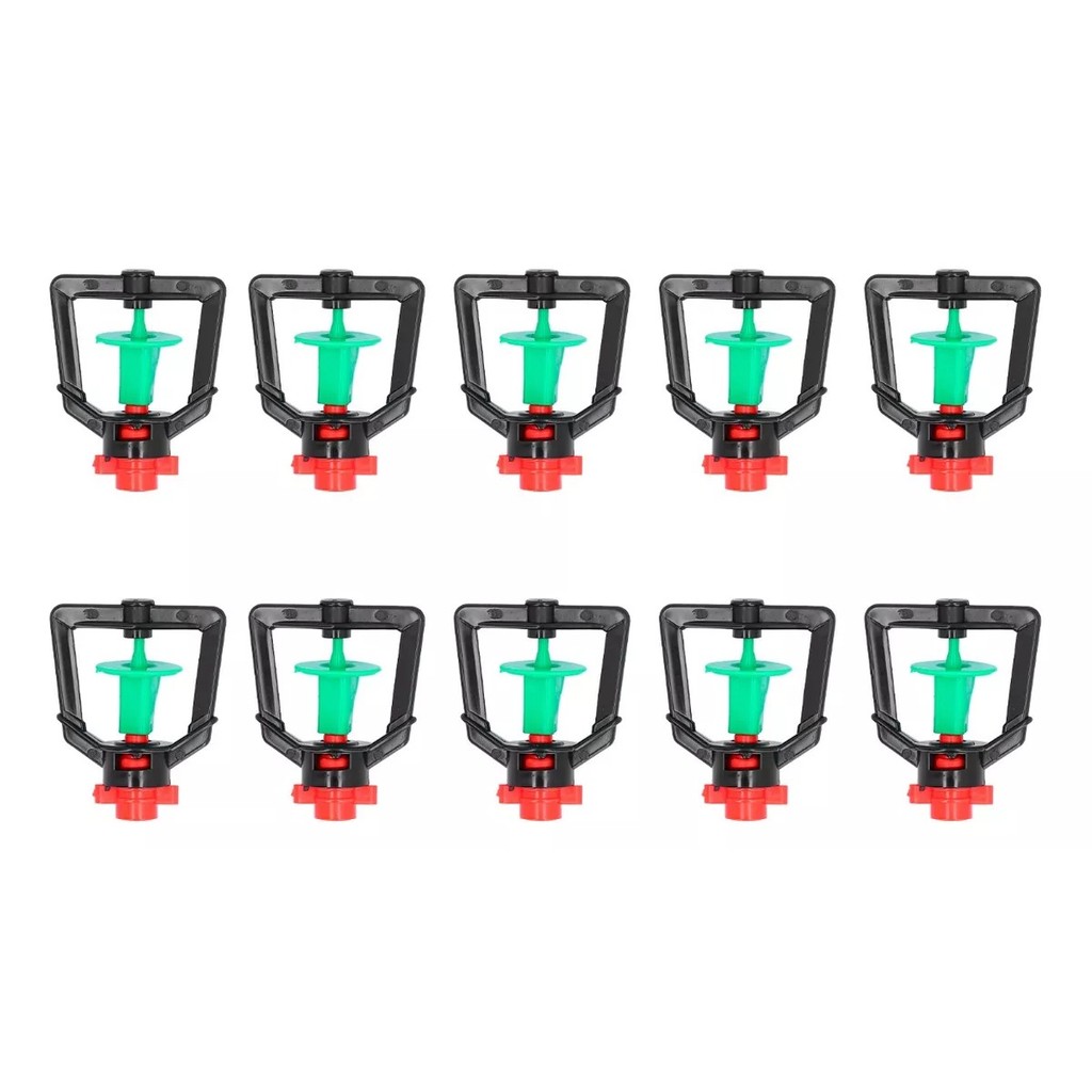 Detalhes do Kit 20pc Aspersor Irrigação Bailarina + Microtubo Irrigação