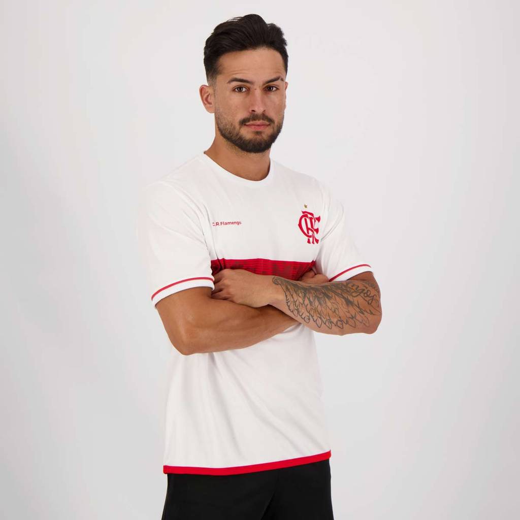 Camisa Flamengo Approval Branca 9 Pedro · foto 2