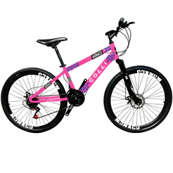 Bicicleta Aro 26 Colli Monaco 21 Marchas Freio a Disco
