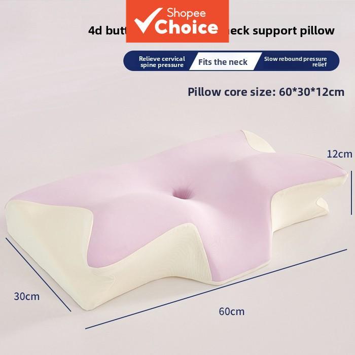 Almofada Ergonômica para Dormir de Lado | Espuma de Memória de Rebote Lento Travesseiro Cervical | Travesseiro de Apoio