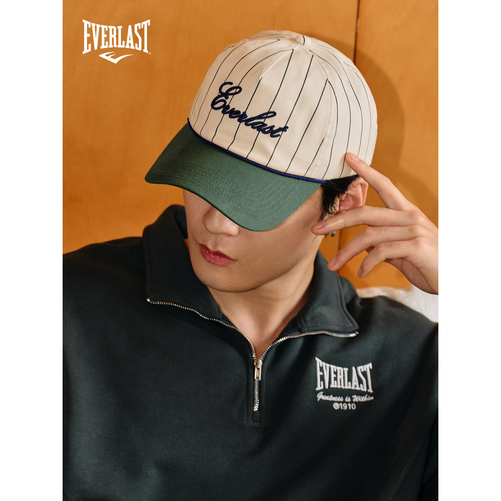 Boné de beisebol esportivo americano EVERLAST Boxing clássico retrô padrão Vertical cor contrastante boné Casual ao ar l