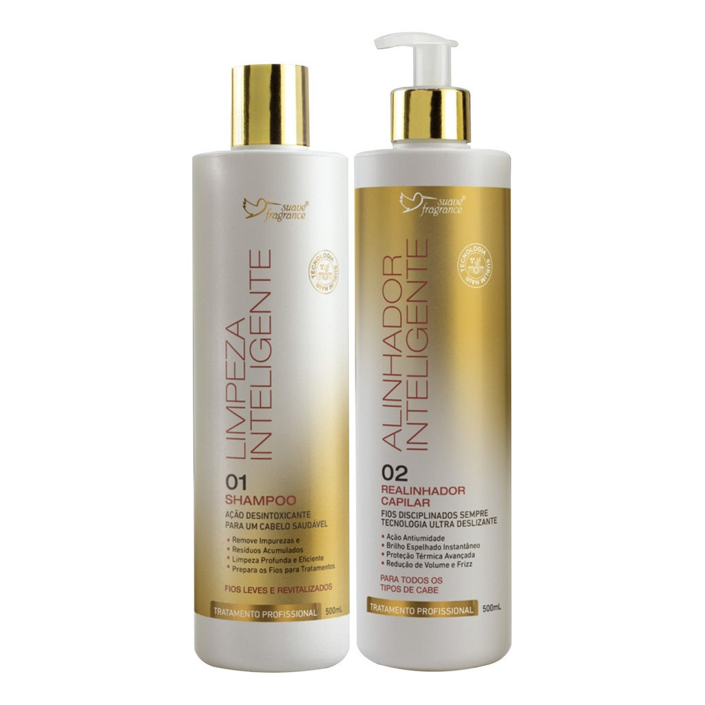 Kit Capilar Alinhador Inteligente Suave Fragrance Cosmético