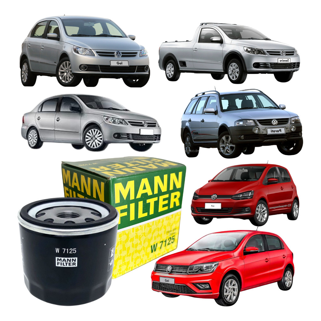 Filtro Óleo Lubrificante Motor para VW Volkswagen Gol / Kombi / Saveiro / Polo / Golf / Parati - A3 - Ibiza - 1.0 1.4 1. em Oferta na Shopee