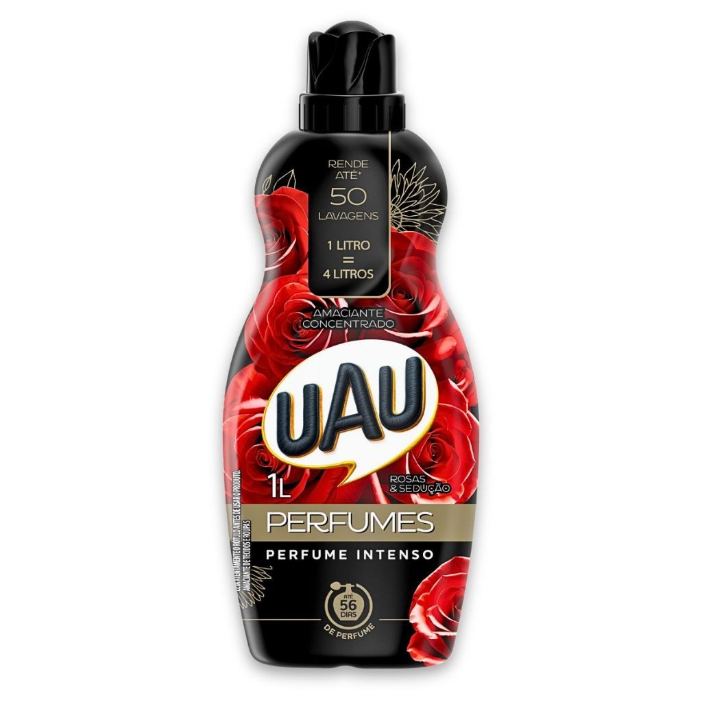 Amaciante Concentrado Perfumes UAU Rosa e Sedução 1L ENVIO RAPIDO em Oferta na Shopee