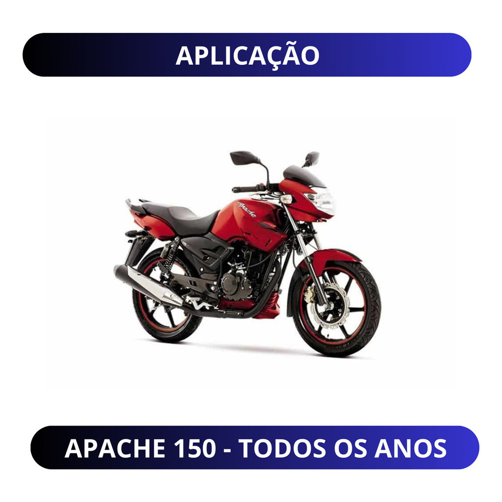 KIT Cilindro Motor Apache 150 Pistão E Anéis Kit Completo — imagem 2 de 2