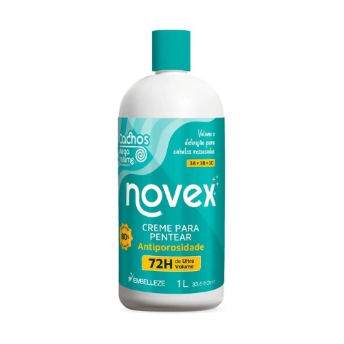 Embelleze Novex Creme para Pentear 1L Crespos com Volume 3A, 3B, 3C em Oferta na Shopee