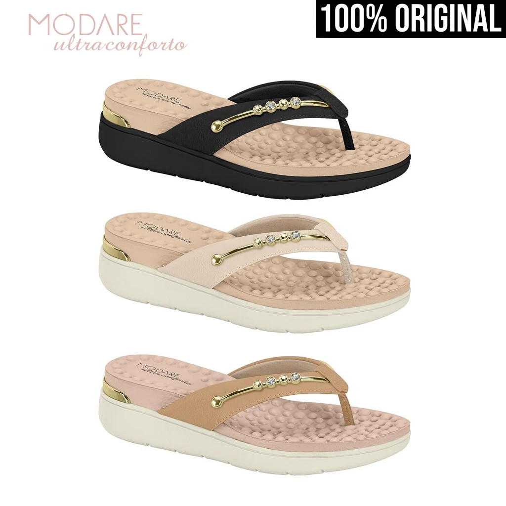 Tamanco Ortopédico Feminino Modare Gold Ultraconforto Esporão Fascite Plantar em Oferta na Shopee
