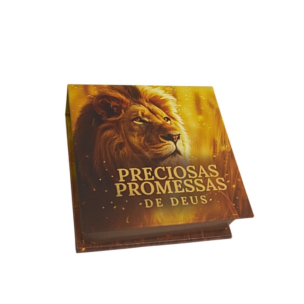 Preciosas Promessas De Deus | Caixinha De Promessas |  LEÃO DOURADO