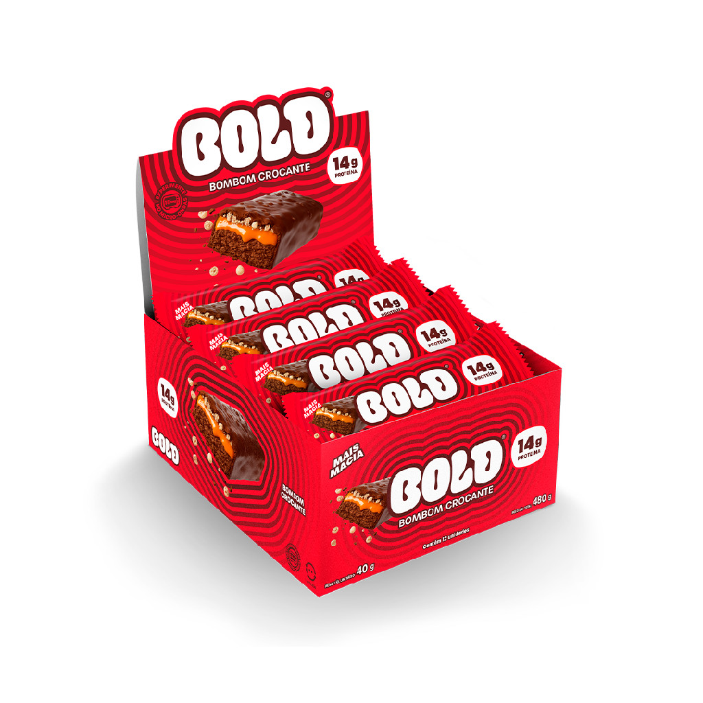 BARRA DE PROTEINA BOLD BOMBOM CROCANTE 40g