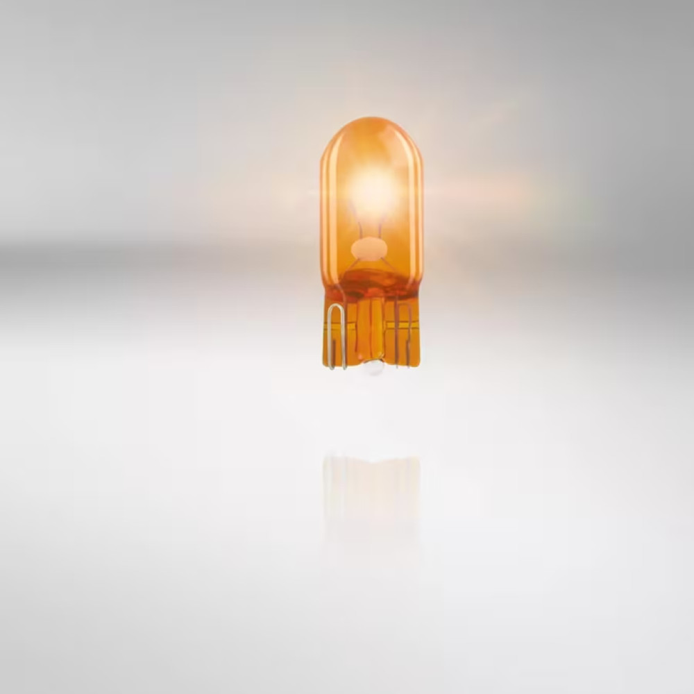Par Lâmpadas P/ Sinalização Osram Original Wy5w 12v 5w Ambar