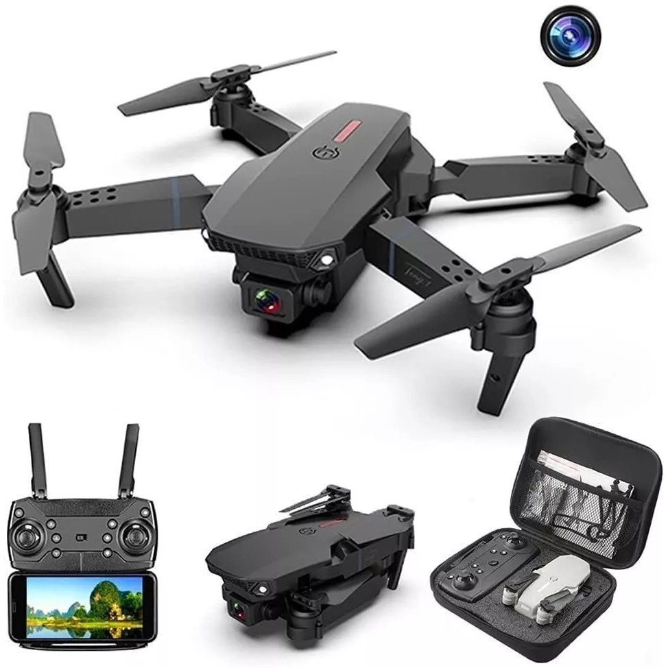 Drone com Camera modelo 2025 com Barômetro voo estável Controle Remoto filma e tira foto