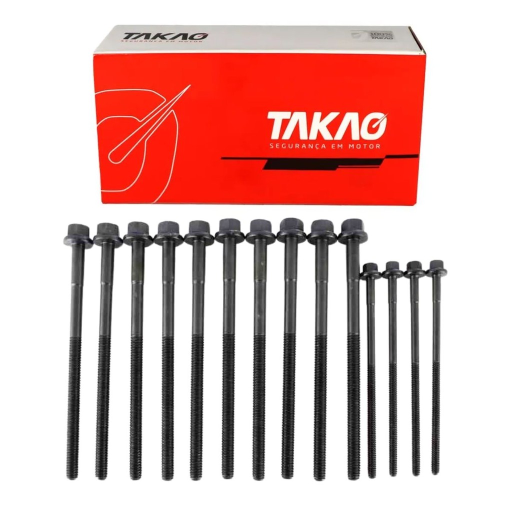 Parafuso De Cabeçote (Jg) Ranger 2.5 8V 1996 A 2003 / F1000 2.5 8V 1996 A 2003 / Ranger Power Stroke 2.8 8V 2001 A 2007