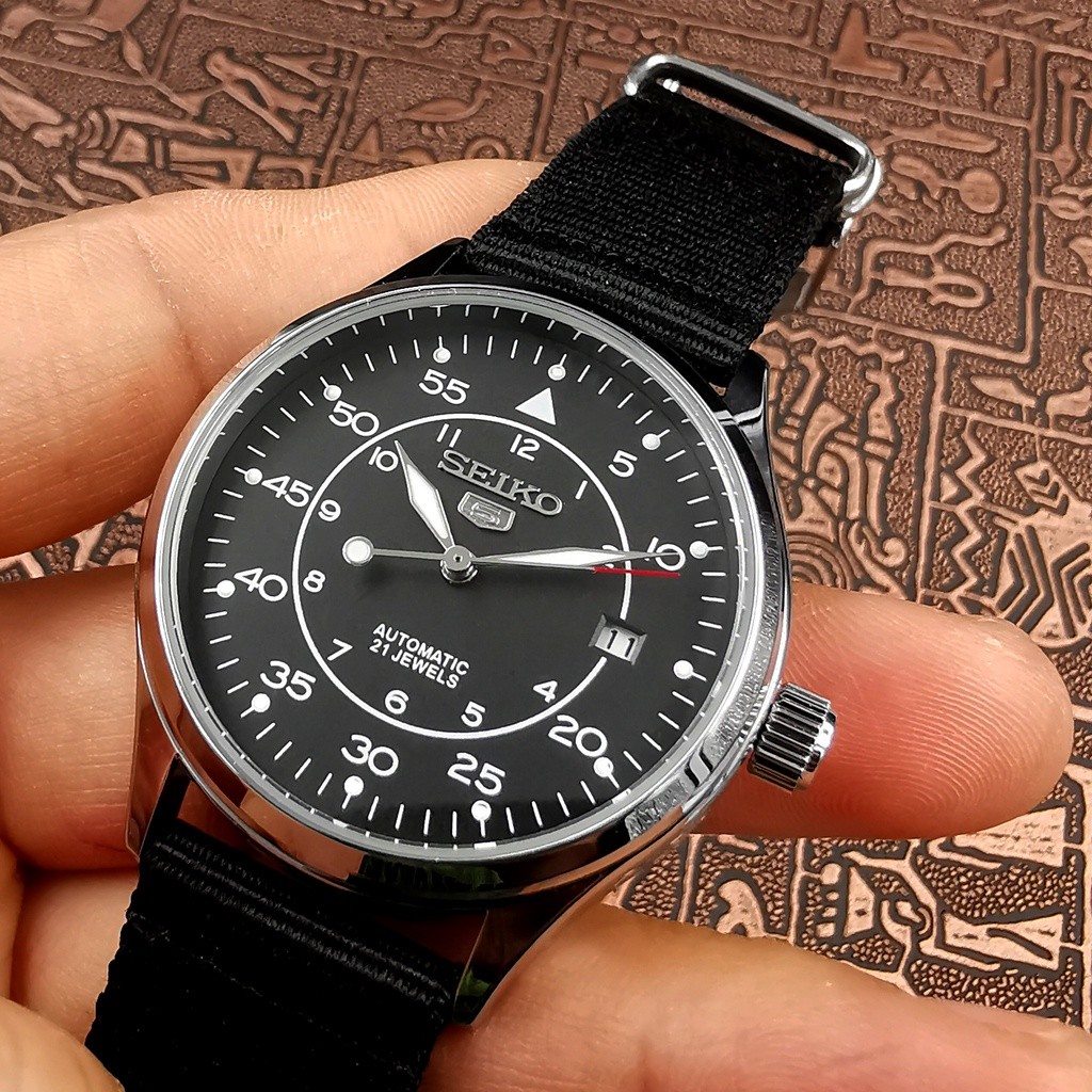 SKO SNK809K2 Relógio Masculino Mecânico Pulseira De Nylon