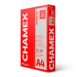Papel sulfite A4 75g Marfim 210x297 com 500 folhas Colors Chamex