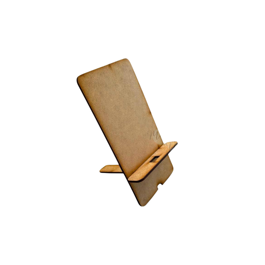 Kit 10 Suporte Universal Smartphone De Mesa Mdf