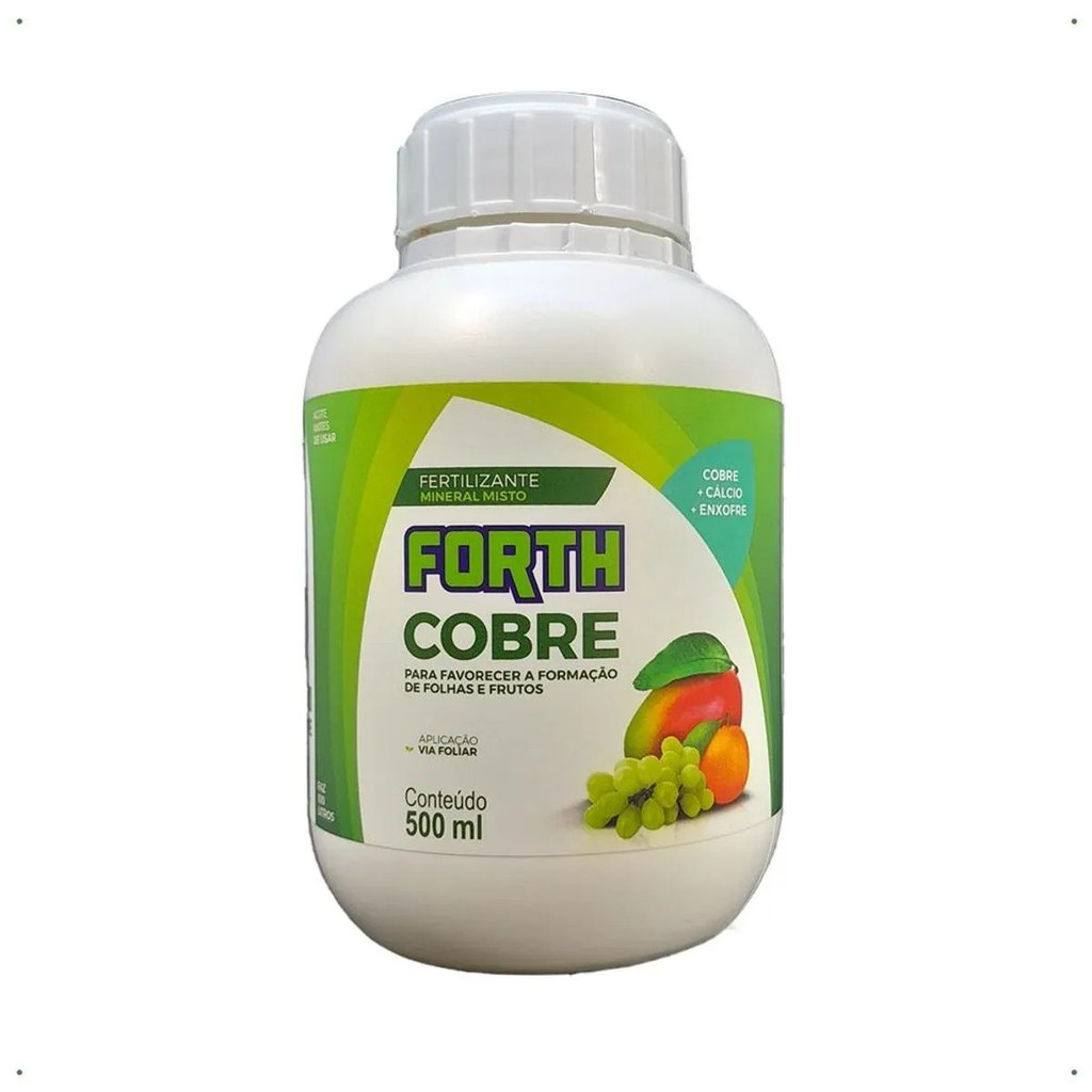 Adubo Concentrado Cobre Forth Jardim 500ml em Oferta na Shopee