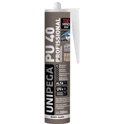 ADESIVO COLA PU 40 BRANCO SELANTE DE POLIURETANO 400G UNIPEGA SELADOR JUNTA METAL VIDRO PARABRISA