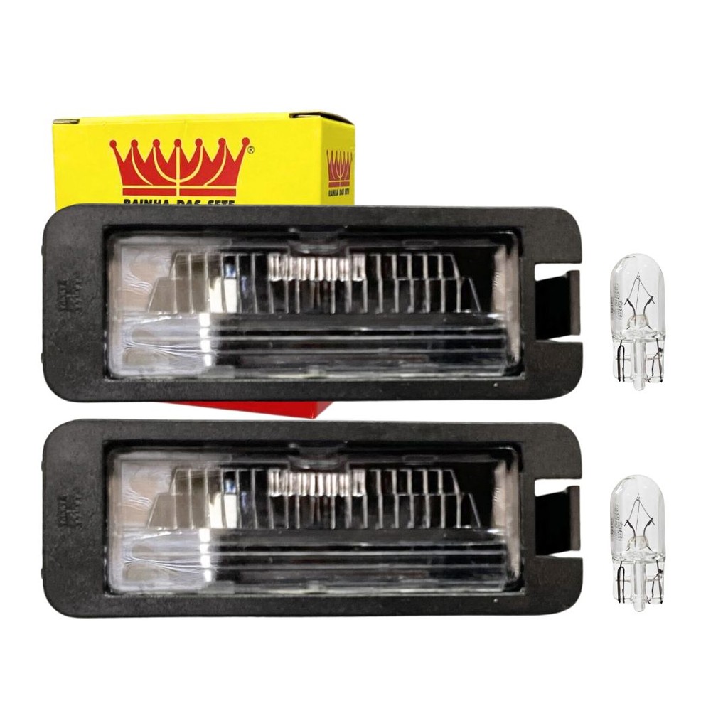 Lanterna Placa Para Saveiro 2009 a 2025 Sem Soquete Luz Placa Saveiro G5 G6 G7 Com Lampadas em Oferta na Shopee