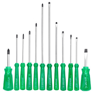 Kit Chave Fenda e Philips 12pcs Imantado Profissional Aço CRV Alta Resistência Completo
