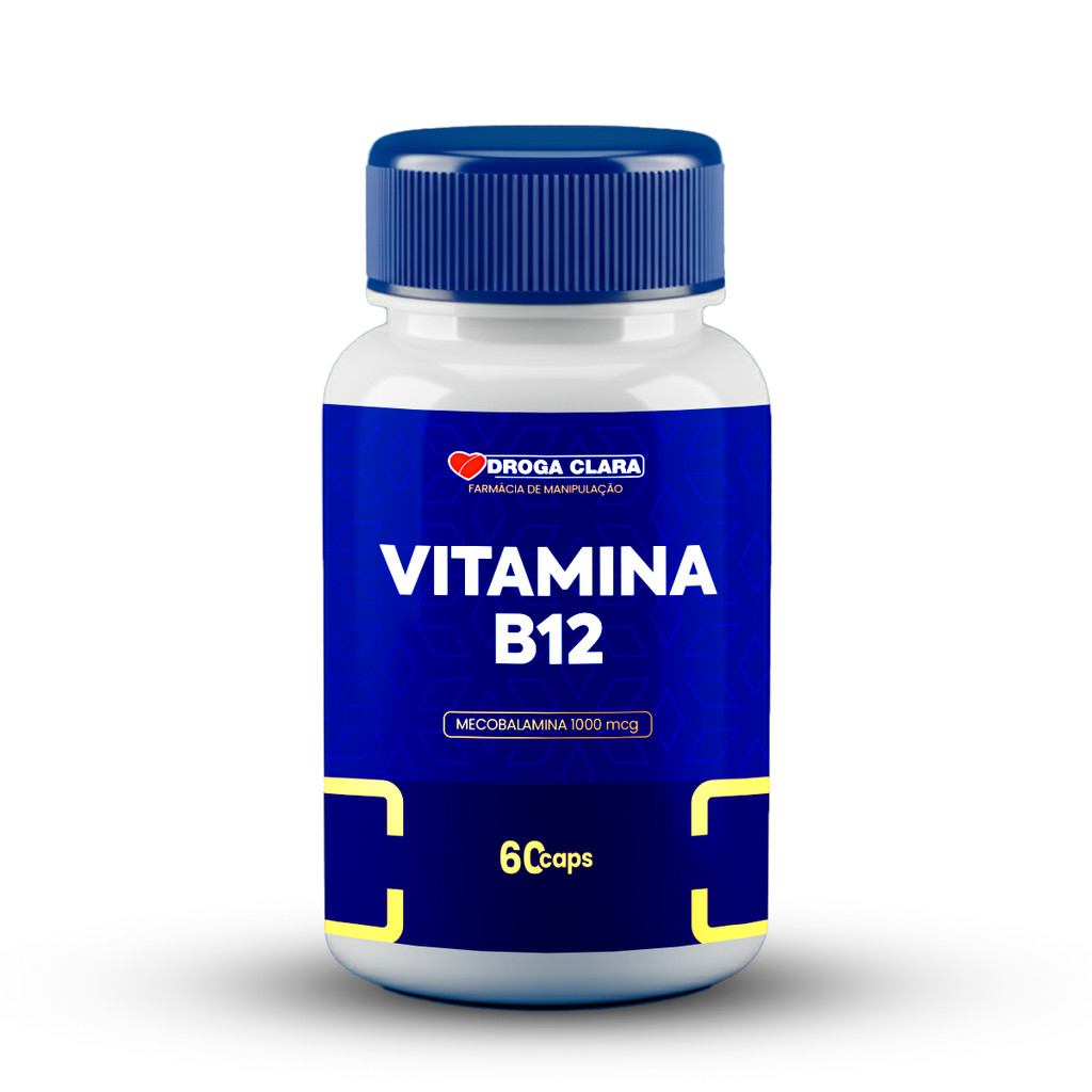 Vitamina B12 - Mecobalamina 1000mcg 60 Cápsulas em Oferta na Shopee