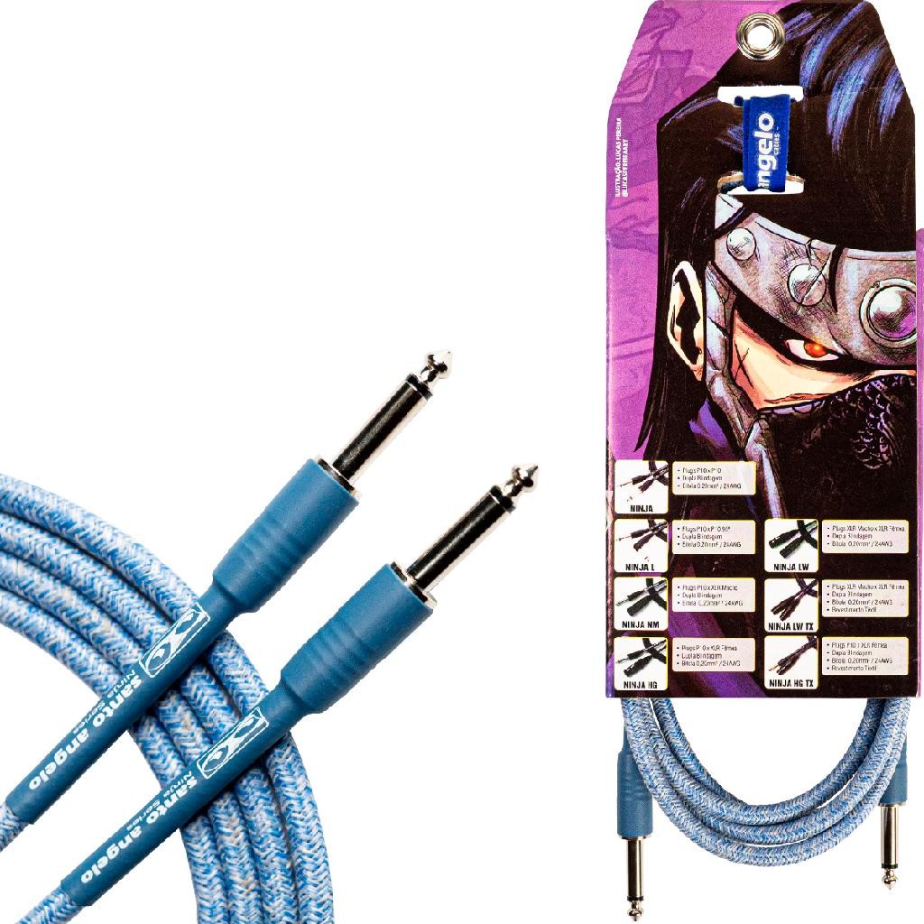 Cabo Santo Angelo Ninja Textil Jeans Azul Claro 9,15m P10 R