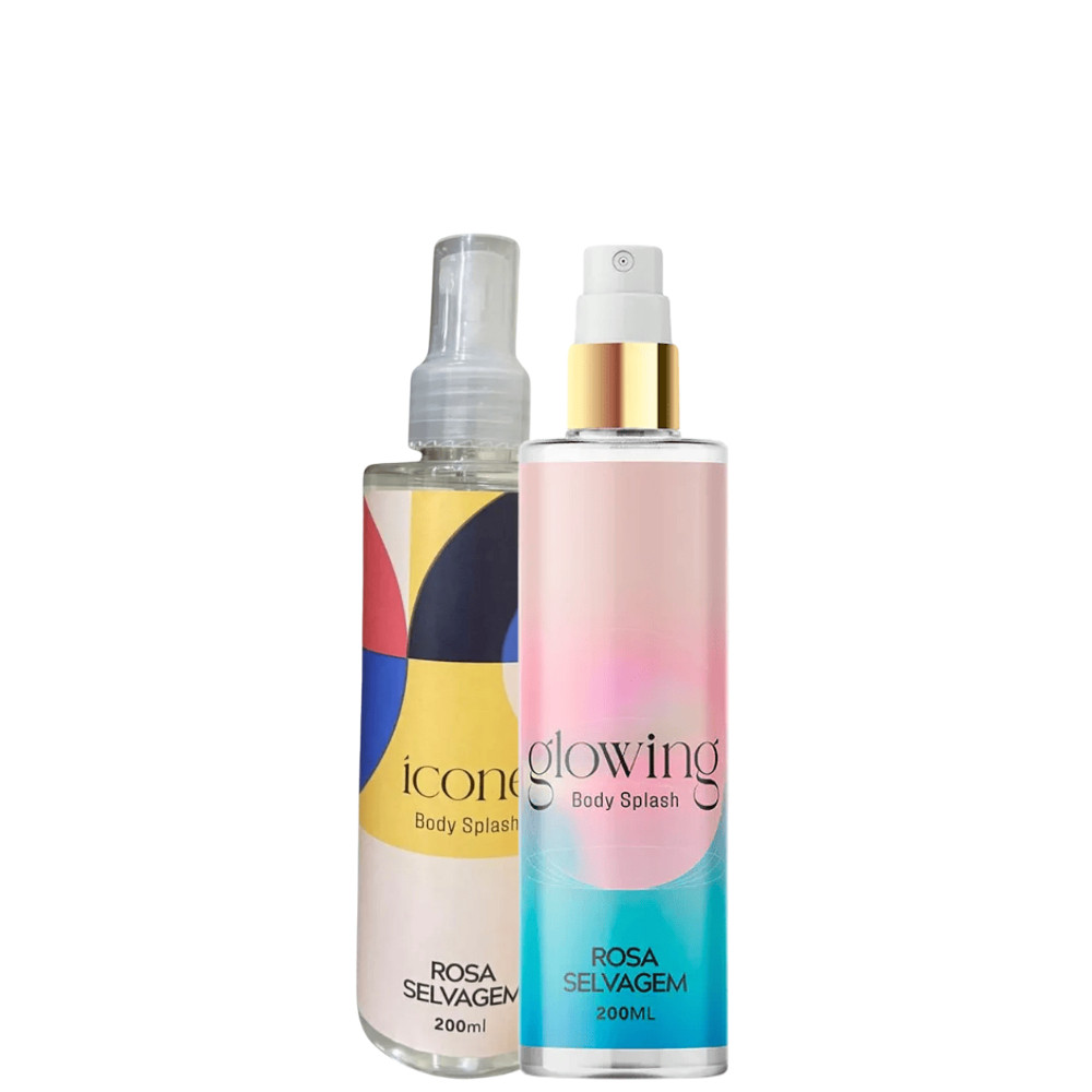 KIT ROSA SELVAGEM BODY SPLASH ICON E GLOWING 200ML