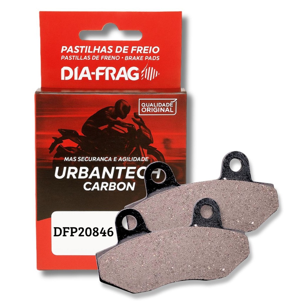 Pastilha de Freio Dianteira P/ Shineray Jet 125 / Jet 50 / Liberty 50 / Phoenix 50 Diafrag em Oferta na Shopee