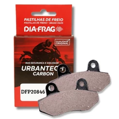 Pastilha de Freio Dianteira P/ Shineray Jet 125 / Jet 50 / Liberty 50 / Phoenix 50 Diafrag