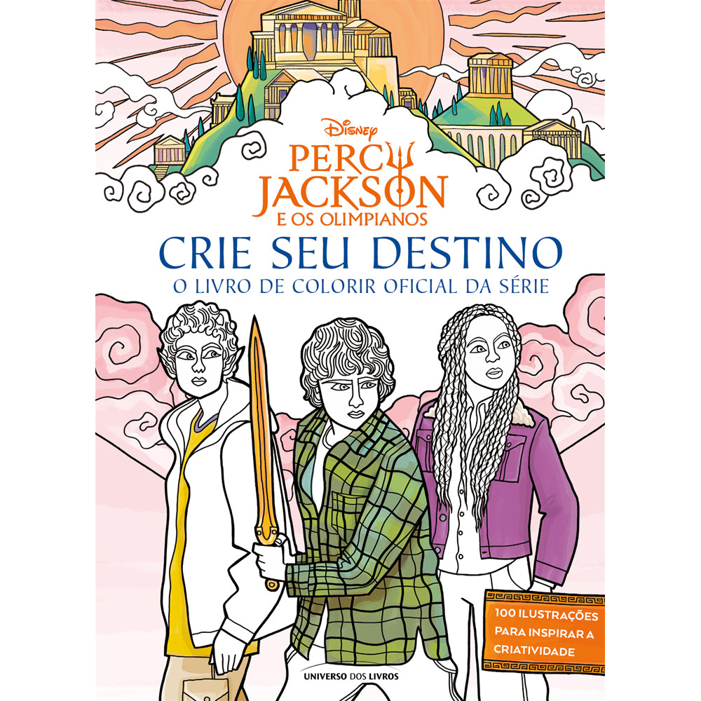 Capa do livro Livro - Percy Jackson e os Olimpianos - Crie seu destino - Editora Universo dos Livros