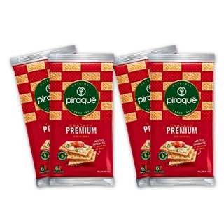 Kit 4un  Biscoito Cracker 150G  Original Piraquê Premium em Oferta na Shopee