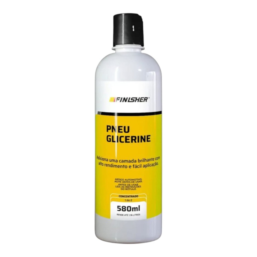 Revitalizador Pneu Glicerine Finisher 580ml Pretinho em Oferta na Shopee