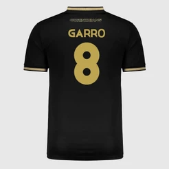 Camisa Corinthians Classic 8 Garro Preta e Dourada