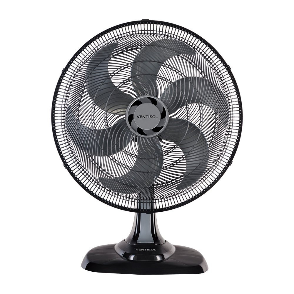 Ventilador de Mesa Oscilante Turbo 6 Ventisol 50cm 3 Velocidades 135W em Oferta na Shopee