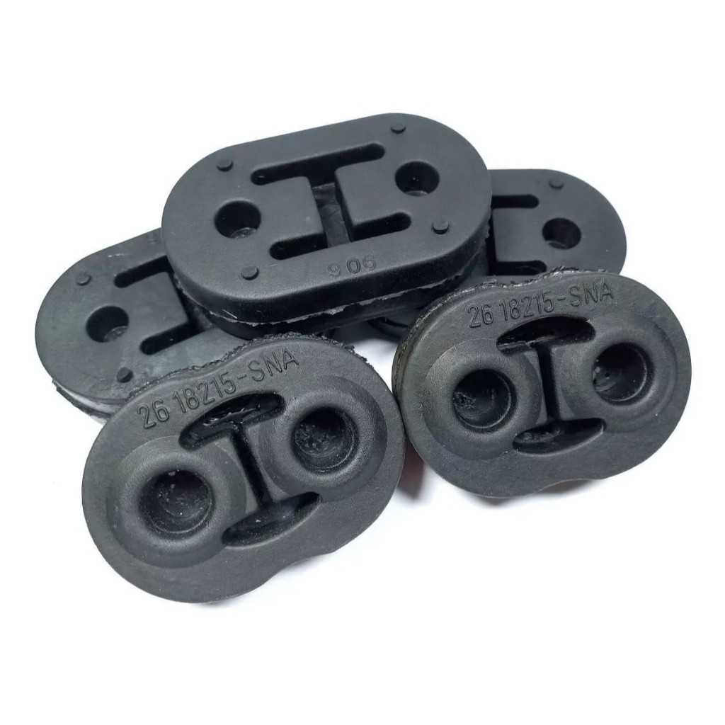 Kit 5 Borrachas Coxim De Escapamento Jac J2 J3 Todas As Versoes