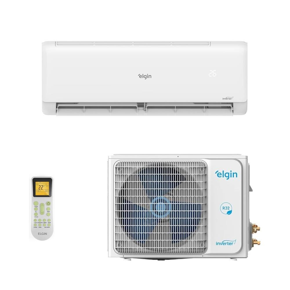 Ar Condicionado Split Inverter Eco II 12000 BTUs Elgin Frio  220v R-32 WI-FI em Oferta na Shopee