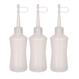 Kit 3 und Bisnaga Frasco Almotolia Para Líquidos e Fluidos 250ml C/ Bico Reto Aplicador e Tampa em Oferta na Shopee