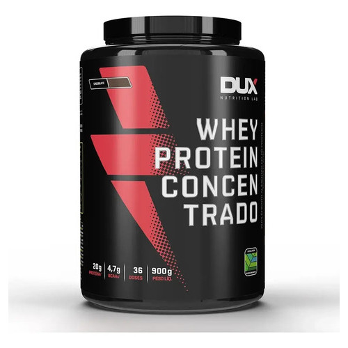 Whey Protein Concentrado Dux Nutrition (900g) Sabores Sabor Neutro Sem Sabor