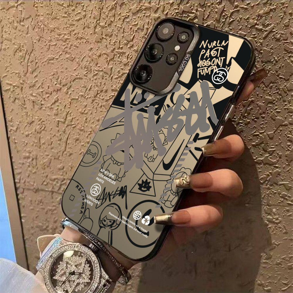 Capa Streetwear Arte Grafite Para Samsung A56 A55 A54 A35 A34 A16 A15 A05S S24 S23 S22 FE Proteção Completa