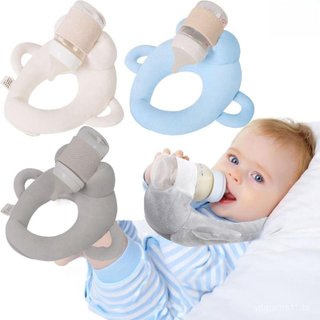 Suporte automático para mamadeira, almofada ajustável para recém-nascidos que permite usar as mãos livremente.