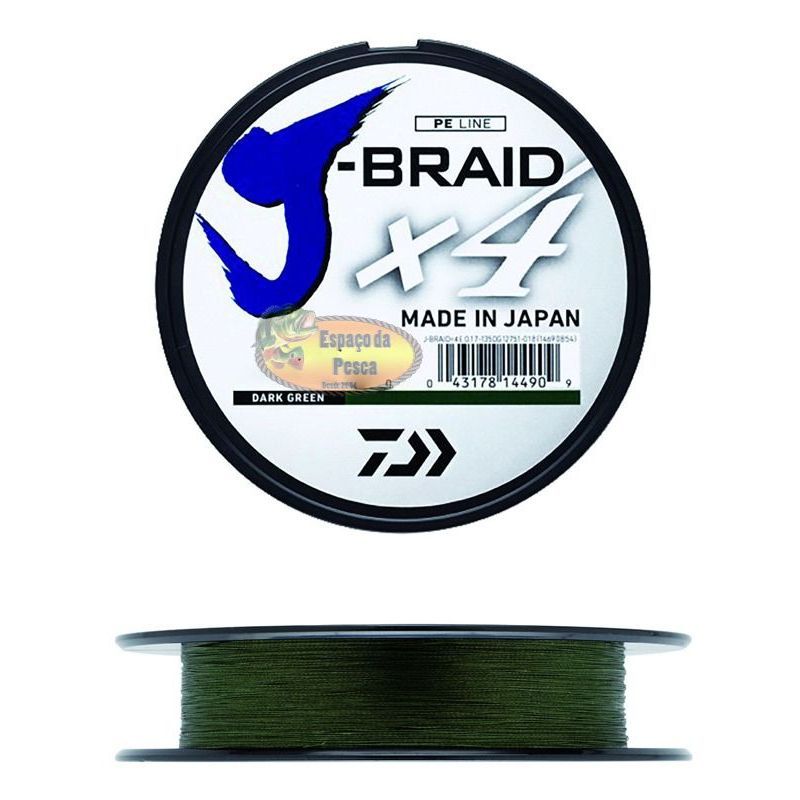 LINHA DAIWA J-BRAID 4X  135MTS