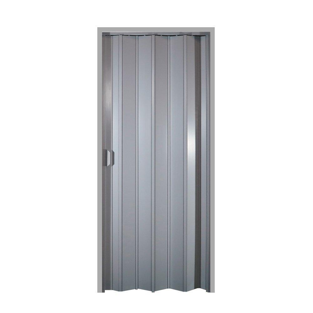 Porta Sanfonada PVC Multilit 0,84m x 2,10m Cinza