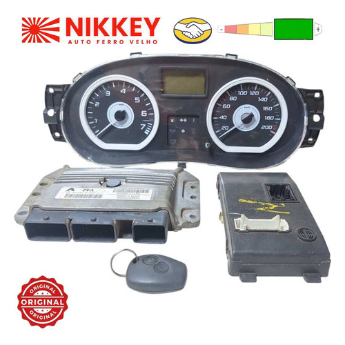 Kit Code Módulo Injeção Sandero Stepway 1.6 16v 2010 11 2012