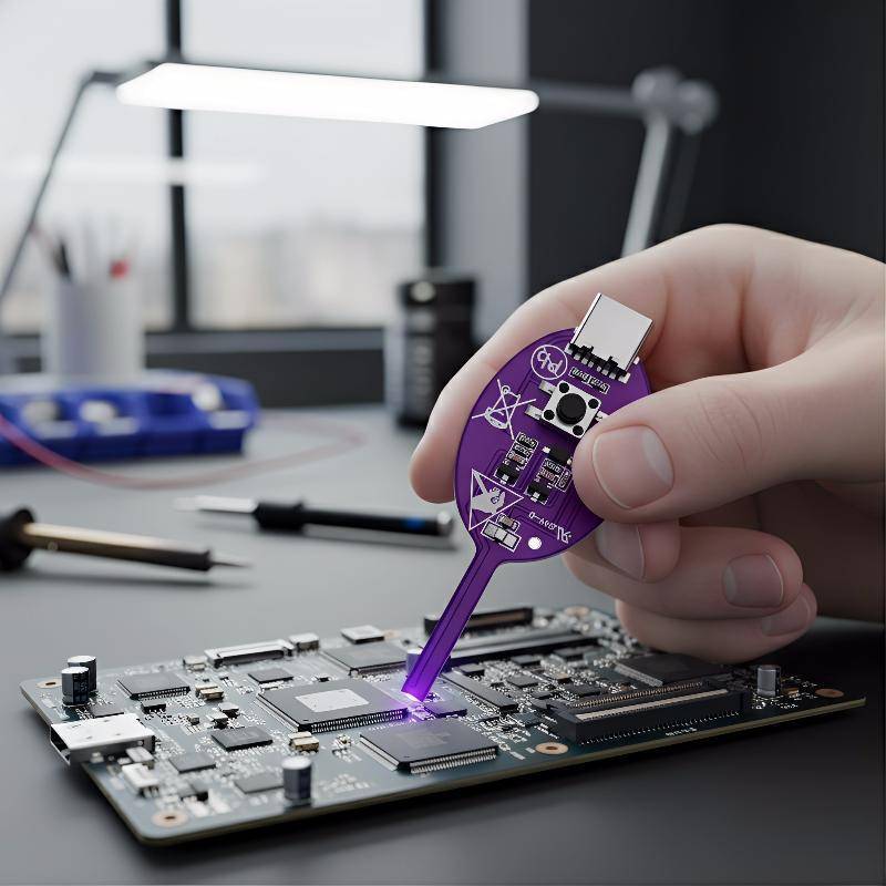 Chuaniaji Testador Detector De Indutor Portátil Preciso Para Falhas Da Placa-Mãe Do Telefone Essencial Reparo Eletrônico