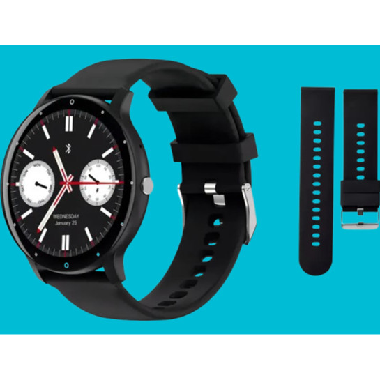 Smartwatch Peje ZW02 Pro – À Prova D’Água | Pulseira Preta | Caixa Preta | Bisel Preto