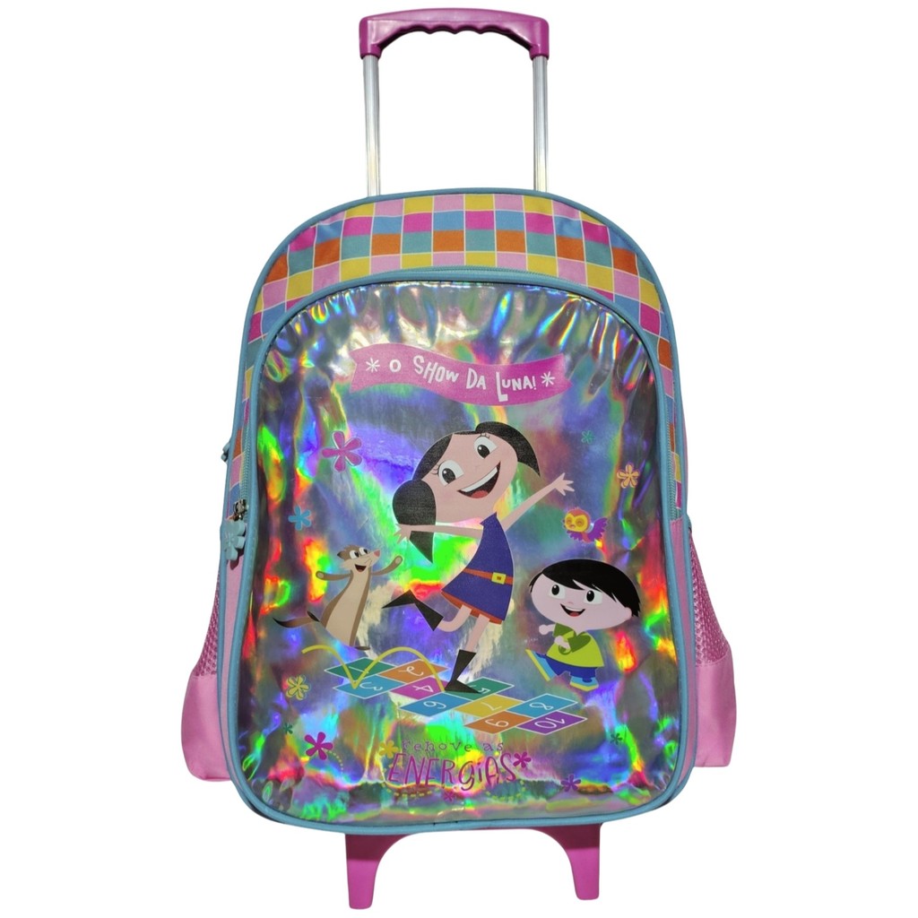 Mochila de Carrinho Escolar Infantil G Yins Kids Show da Luna Amarelinha