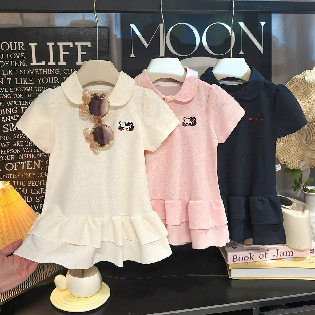 Saia Infantil Novo Vestido De Menina fashiona Bebê Moda Verão Meninas Roupas Infantis KKT061701
